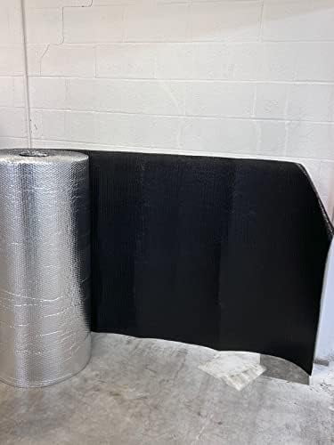 Reflective Black / Silver FOIL Double Bubble Foil Insulation Roll 4X50 200SF R8