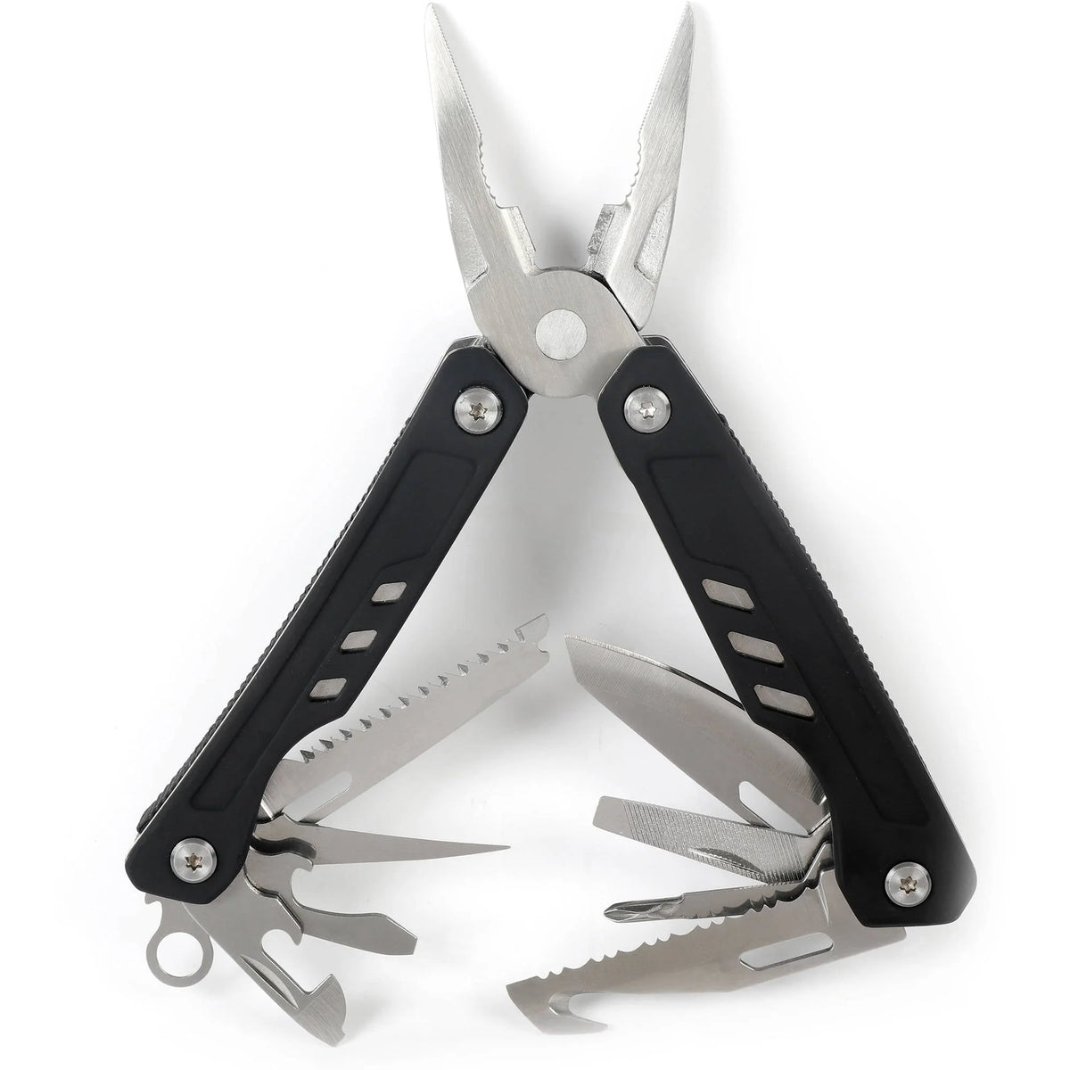 Ozark Trail 17-in-1 Multi tool, Stainless Steel, Black, Model 2119