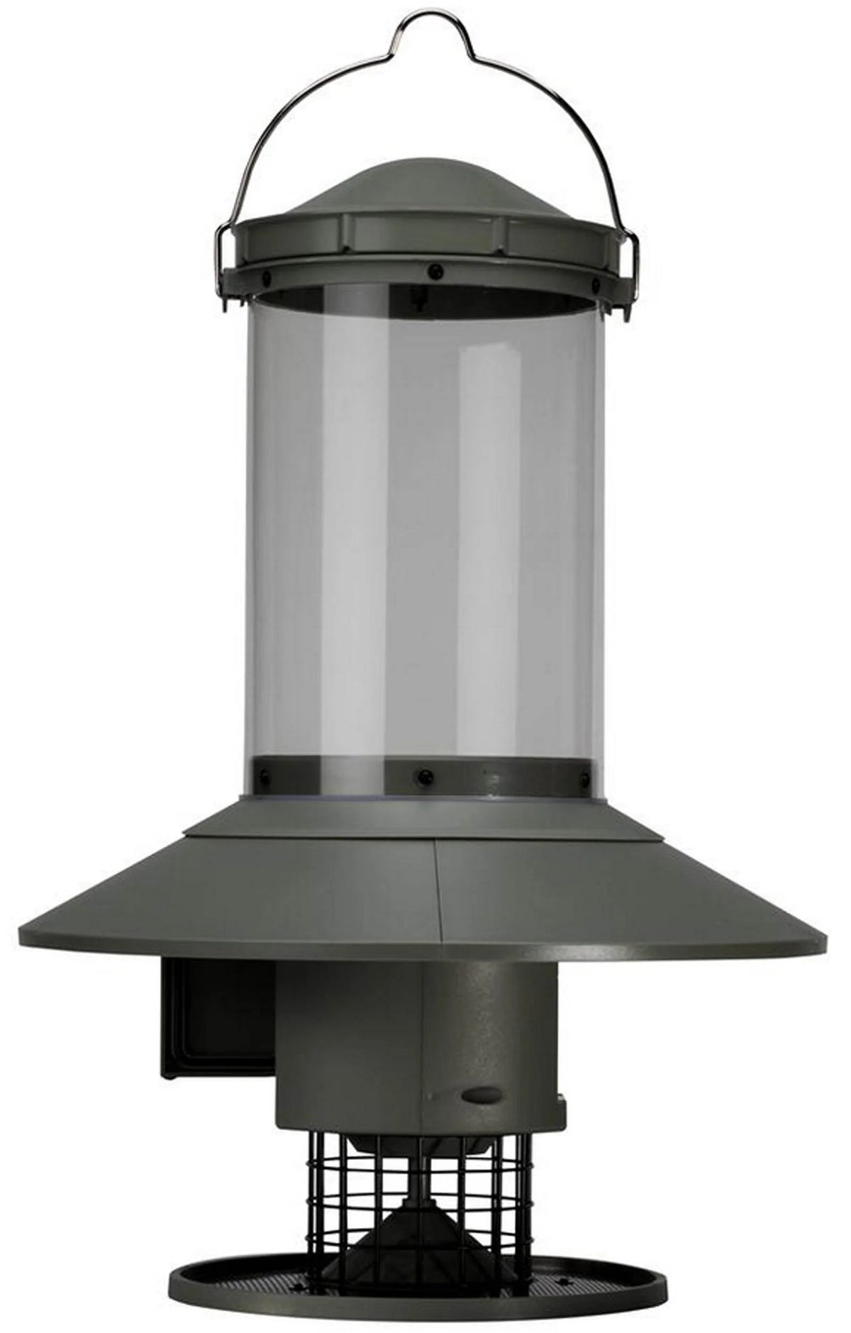 Wingscapes Autofeeder Squirrel-Resistant Bird Feeder with X-Large Capacity and Timer Control Settings, Green