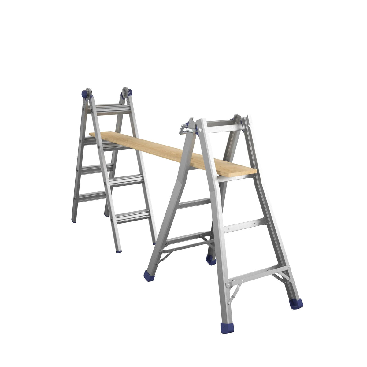 COSCO 18ft Reach Height Aluminum Multi-Position Ladder ,300 lb. Load Capacity Type IA Duty Rating