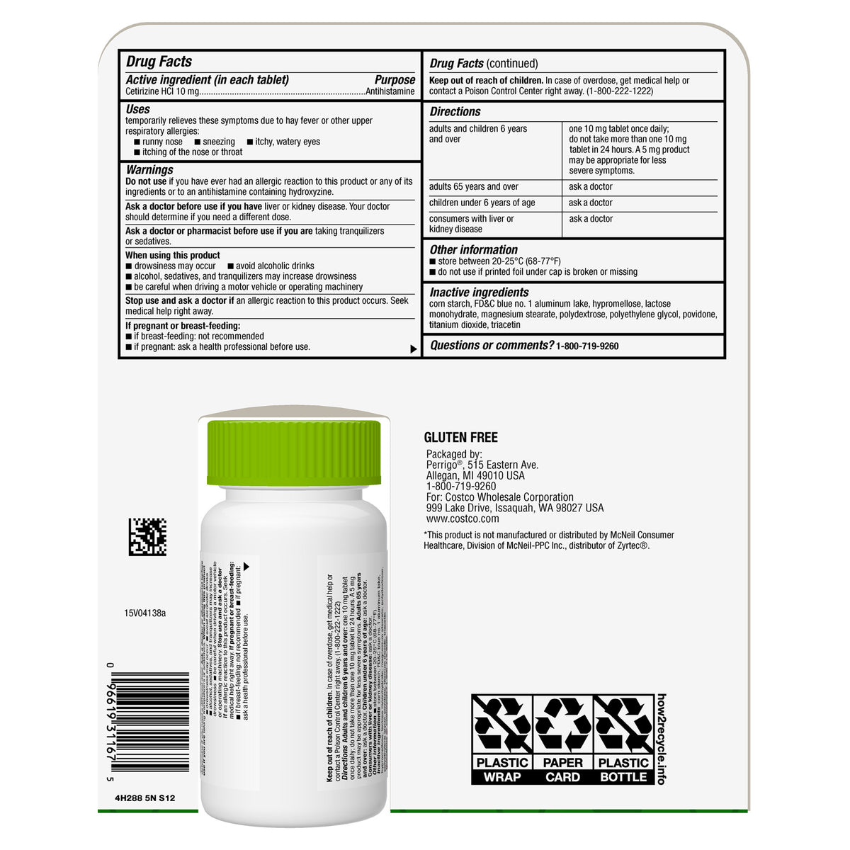 Kirkland Signature Aller-Tec, 365 Tablets