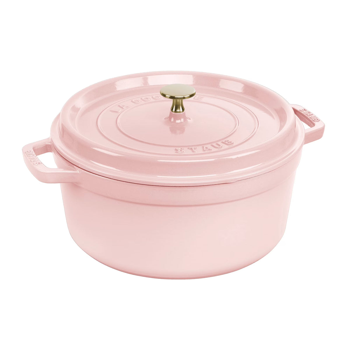 Staub Cast Iron 5.5-qt Round Cocotte - Cherry