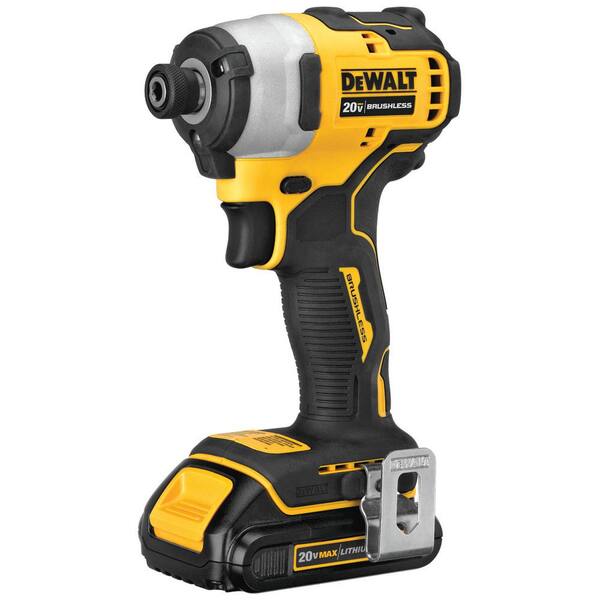 ATOMIC 20V MAX Cordless Compact Drill/Impact 2 Tool Combo Kit, Mech Tool Set (142-PC), and (2) 1.3Ah Batteries