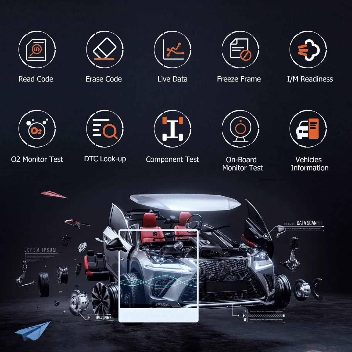 OBDPROG Doctor M500 Car Odometer Mileage Correction OBD2 Scanner Code Reader Diagnostic Oil Service Reset Tool