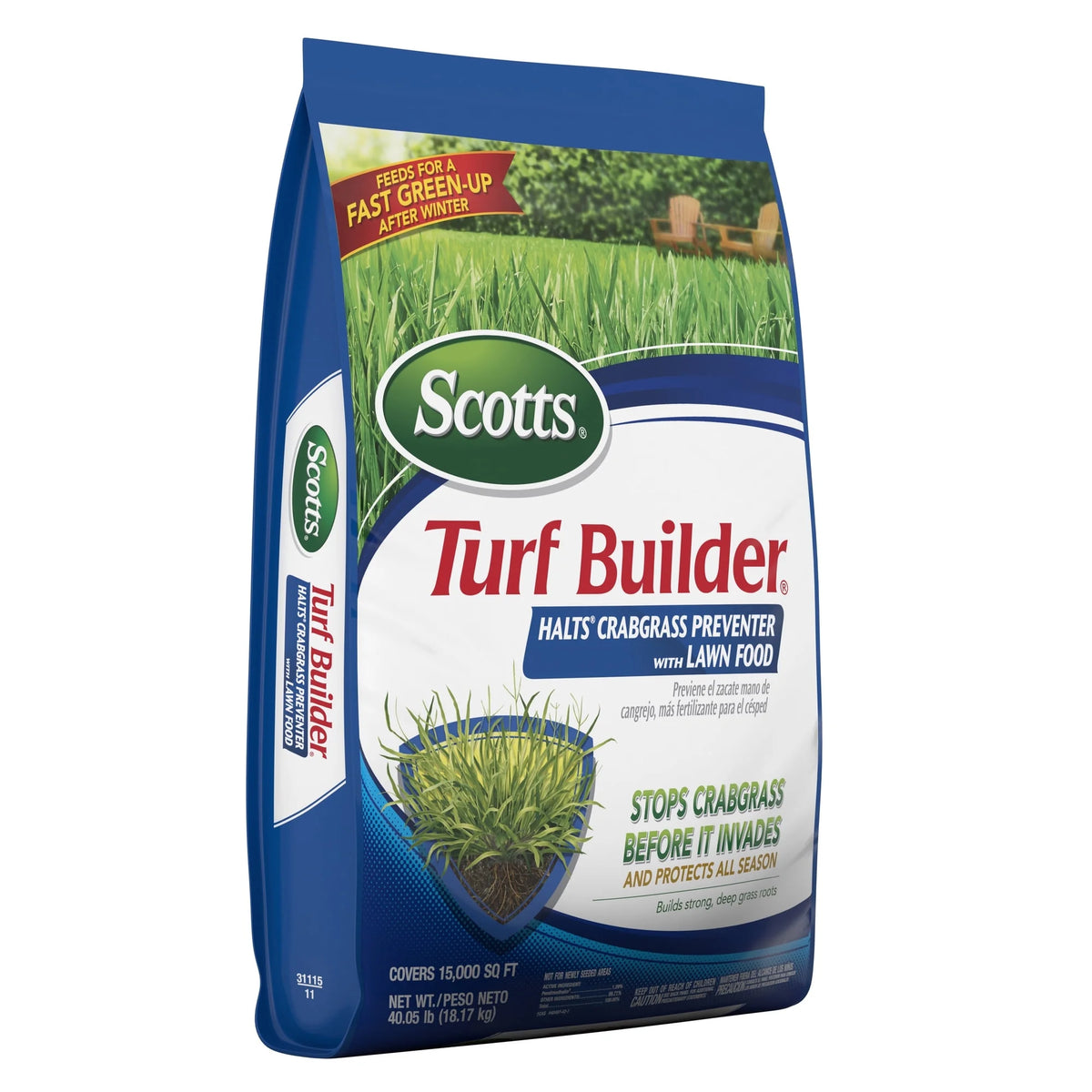 Scotts Turf Builder Halts Crabgrass Preventer with Lawn Food, 40.05 lb.