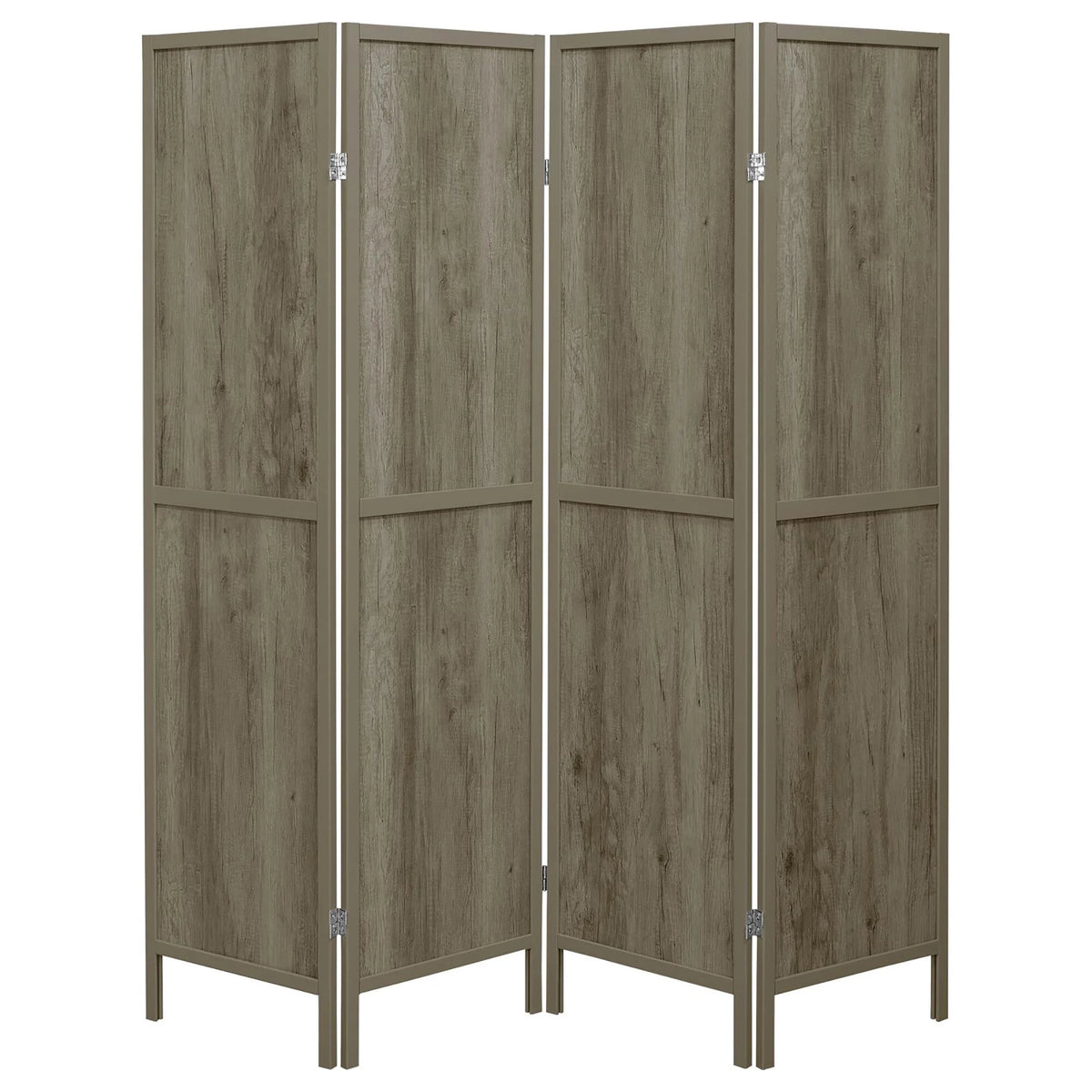 Privacy Screen 82.8'' W x 65'' H 6 - Panel Solid Wood Folding Room Divider, Natural,Outdoor Privacy Screen