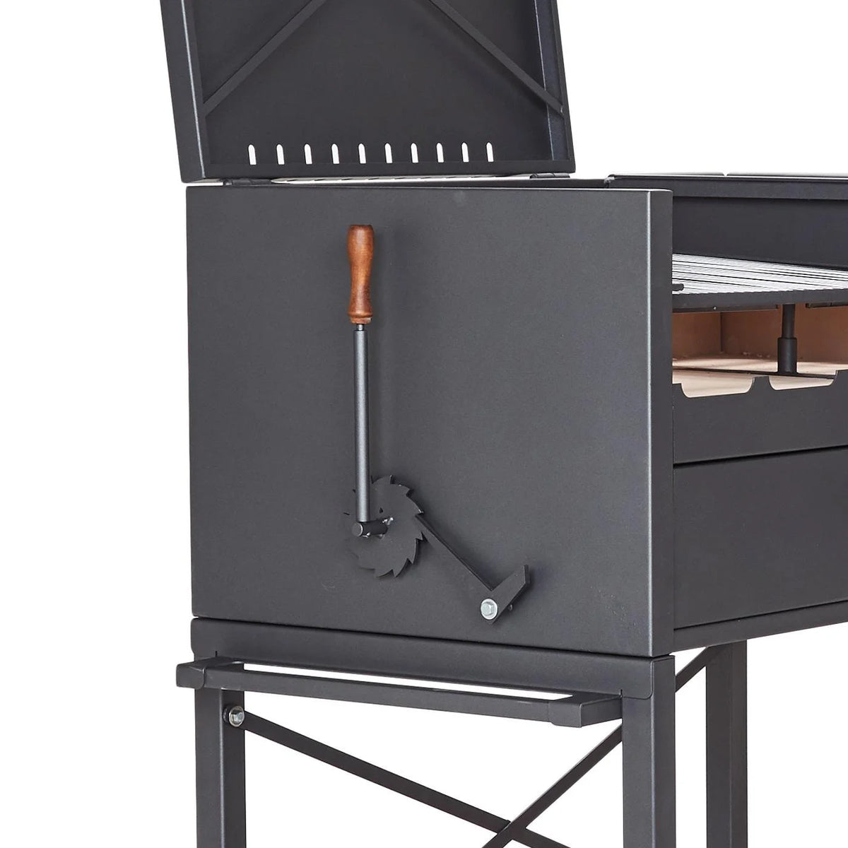 Nuke Delta02  Authentic Argentinian-Style Outdoor Cooking Charcoal Grill, 40"