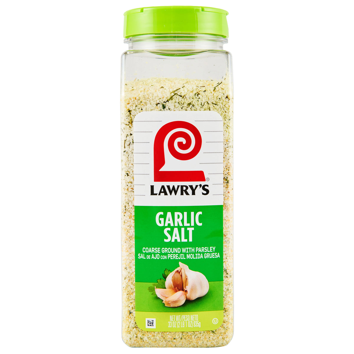 Lawry's Coarse Ground Garlic Salt with Parsley, 33 oz