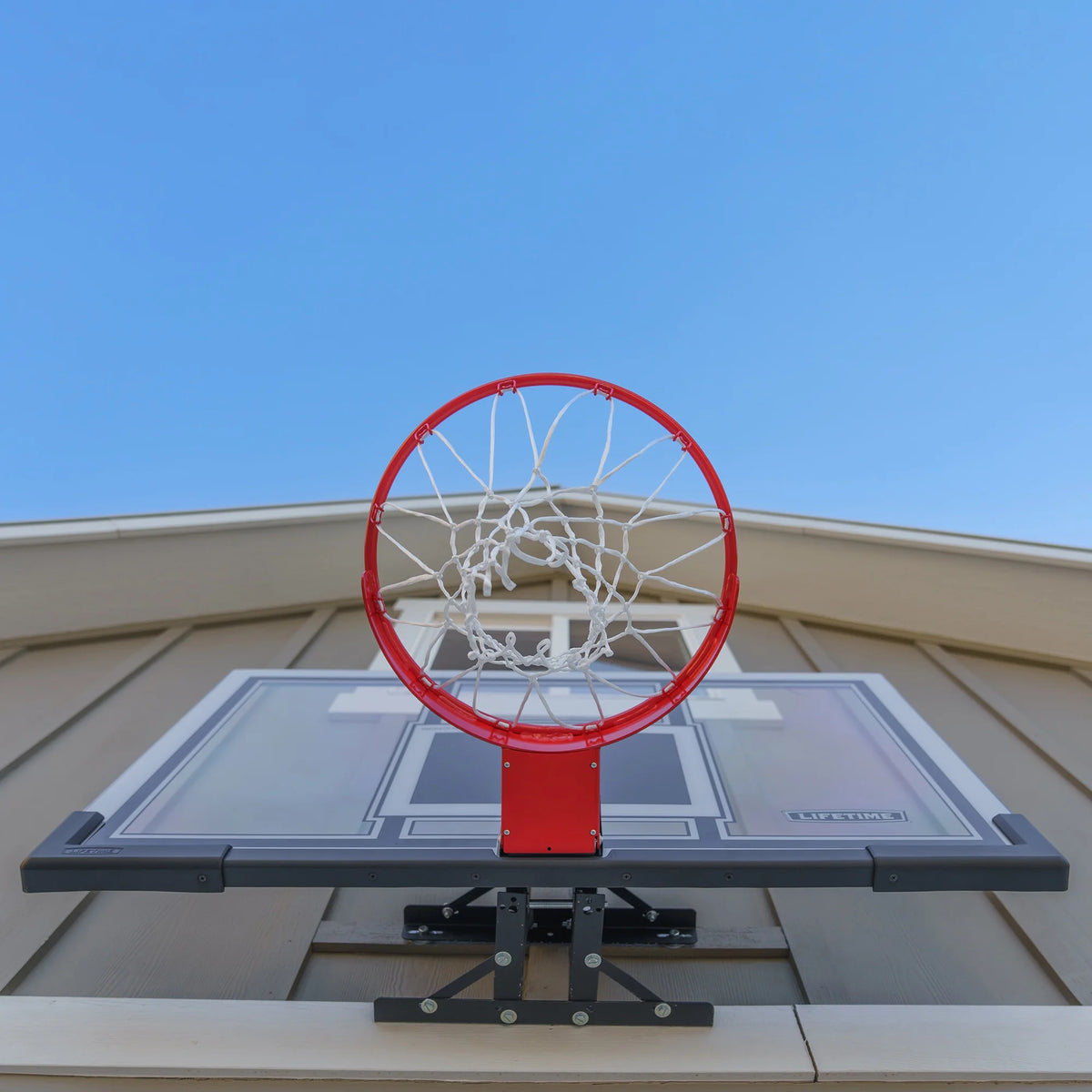 Lifetime New Basketball Indoor/Outdoor Backboard and Rim Combo Kit (54-inch Polycarbonate) - 71526