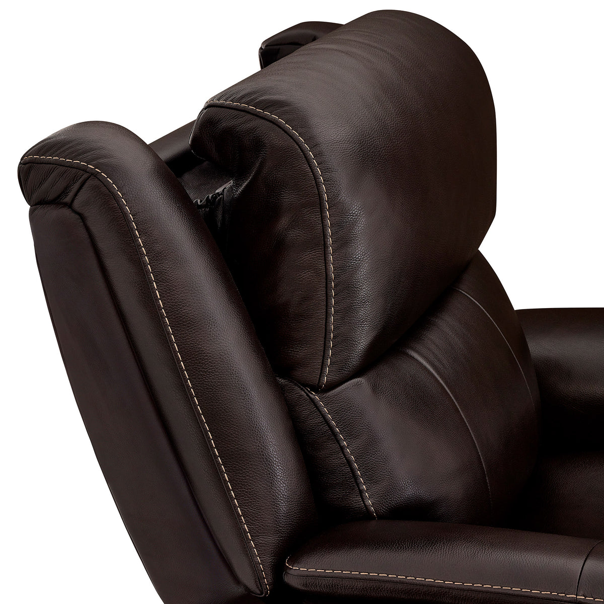 Barcalounger Bryson Leather Power Rocker Recliner with Power Adjustable Headrest