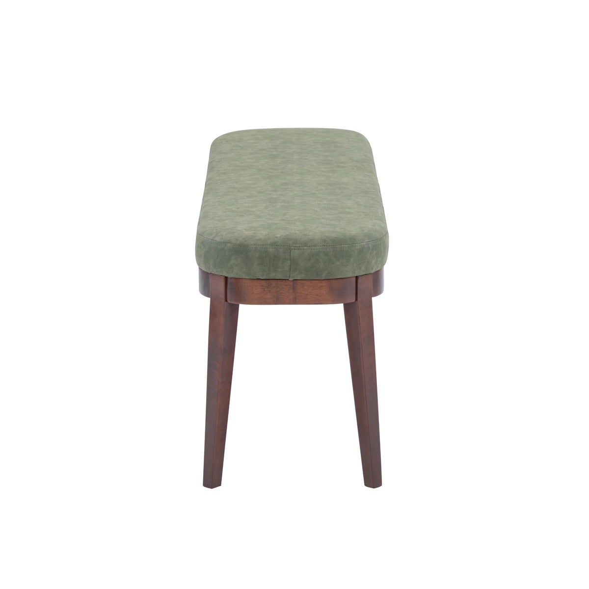 Eleanor Mid-century Upholstered Dining Bench, Entryway Bench with Solid Wood Frame, Beige