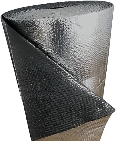 Reflective Black / Silver FOIL Double Bubble Foil Insulation Roll 4X50 200SF R8