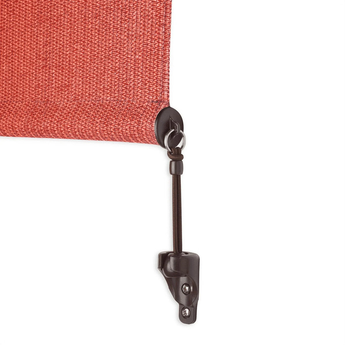 Coolaroo Light Filtering/Energy Efficient Polyethylene Roller Window Shades, Red, 2.95 in x 8'