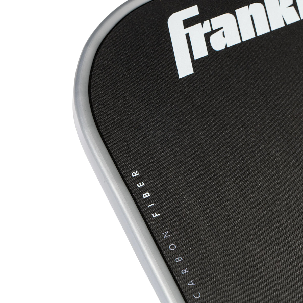 Franklin Sports Pro Pickleball Paddles - FS Tour Series Carbon Fiber Pickleball Paddles - Official USA Pickleball (USAPA) Approved Paddles - Dynasty Pro Player Paddle - 14mm Polymer Core - Gray