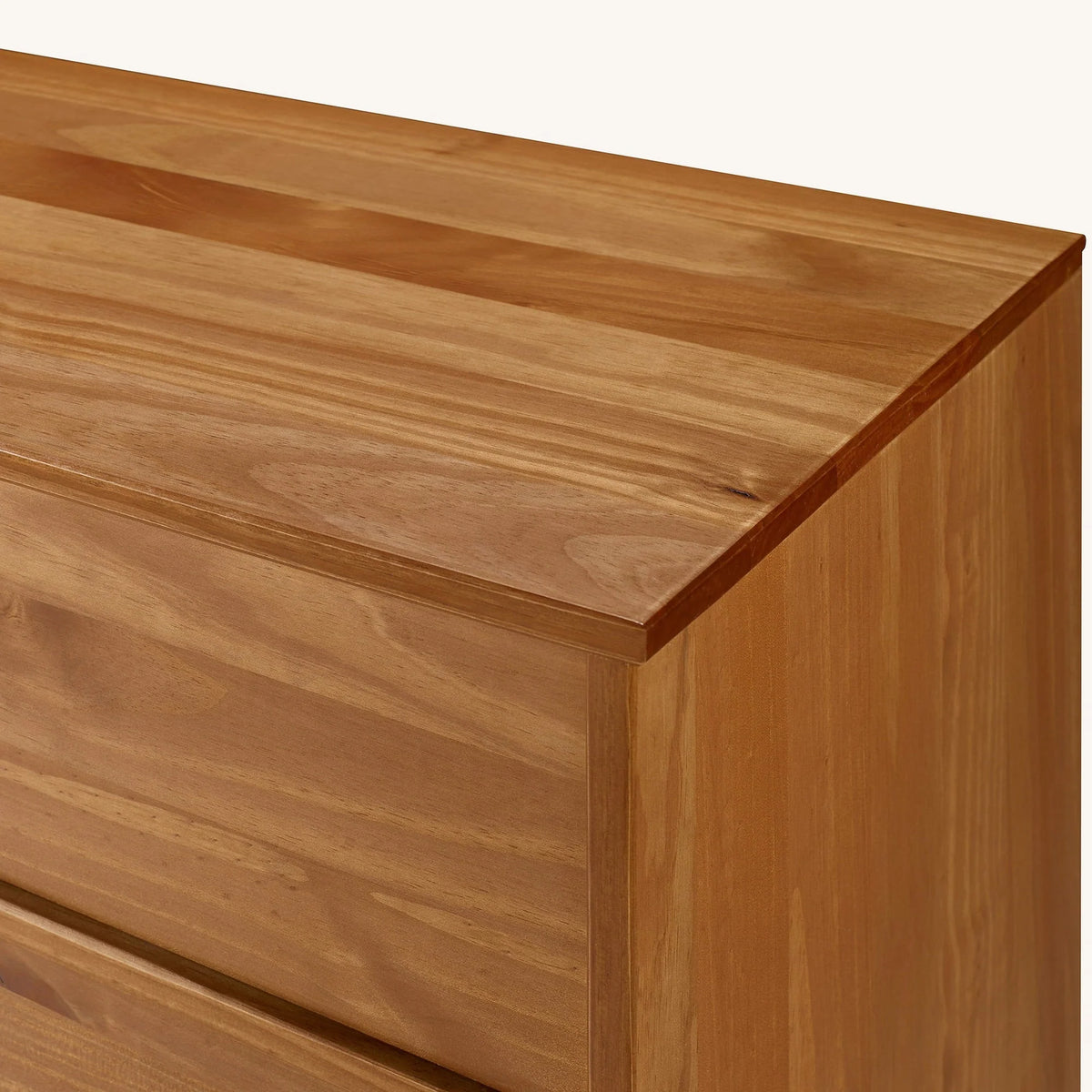 Walker Edison Sonoma 6-Drawer Solid Wood Caramel Dresser