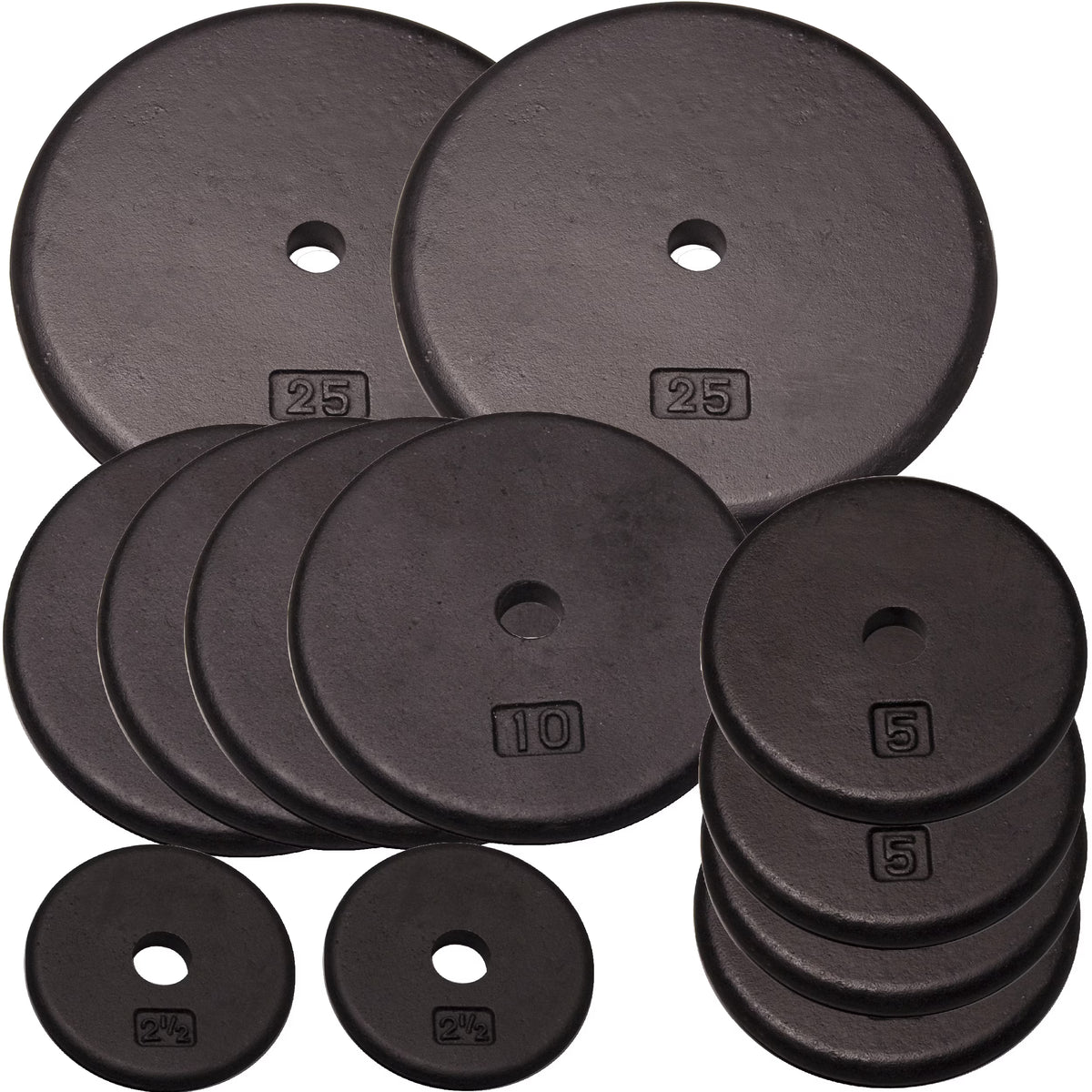 Body Solid RPBS60 Standard Weight Plate Set - 60 lbs