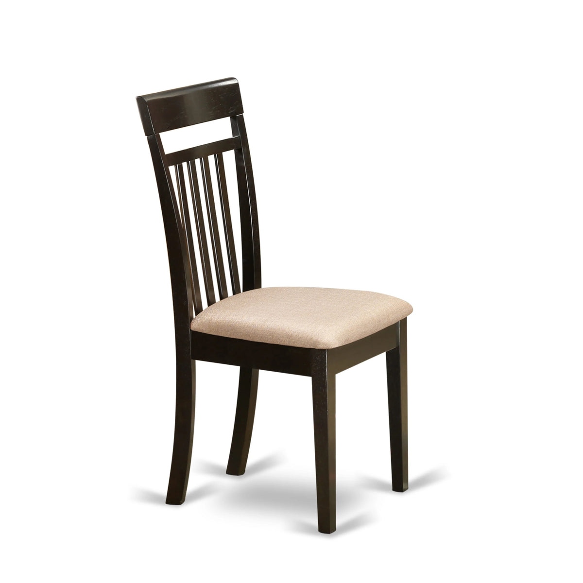 East West Furniture CAP5S-CAP-C 5 Piece Formal Dining Room Set- Dining Table Top and 4 Dining Room Chairs