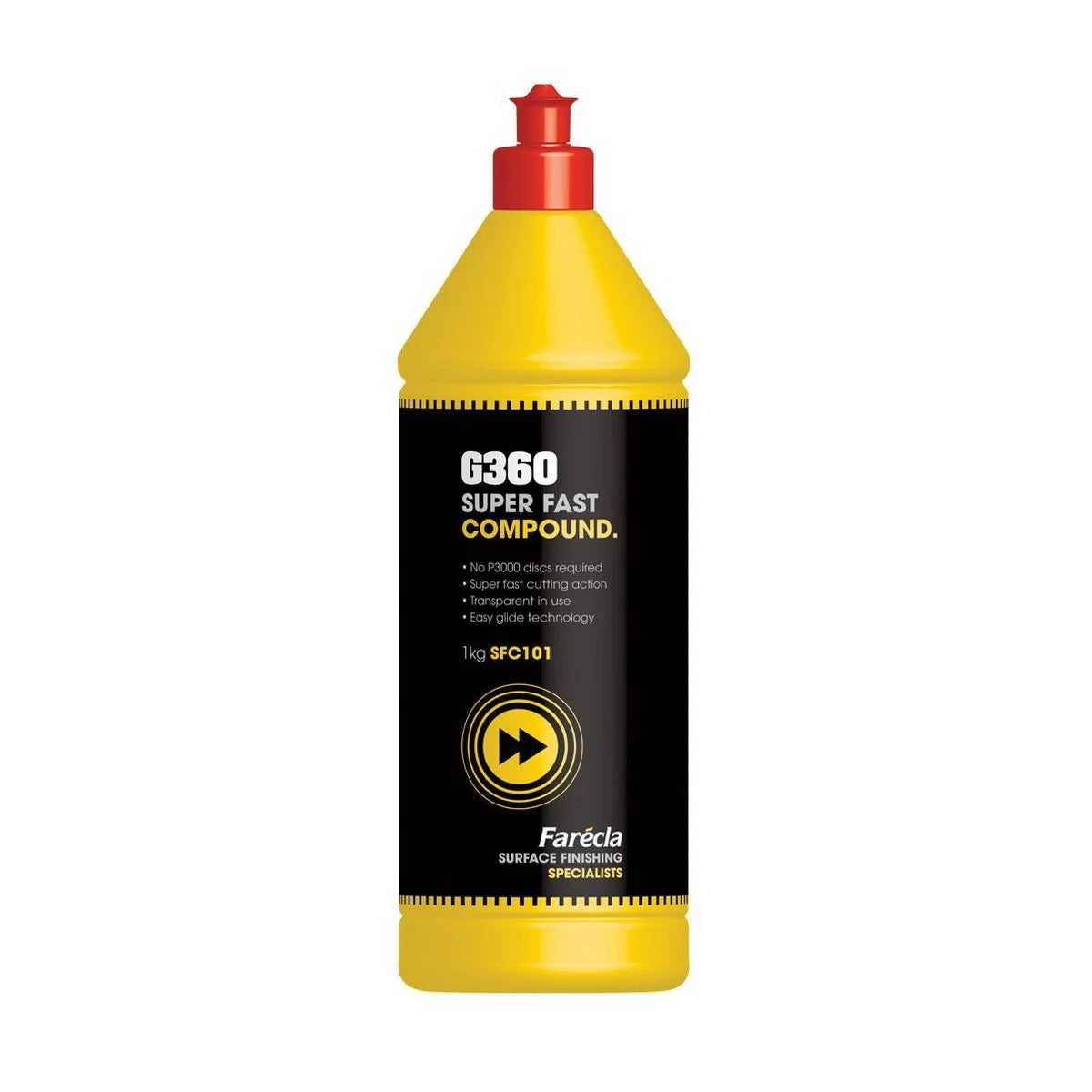 Farecla SFC101 G360 Super Fast Compound, 1 L, White, Liquid