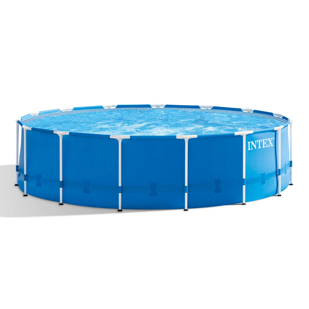 Intex 15' x 48" Metal Frame Above Ground Pool with Filter Pump