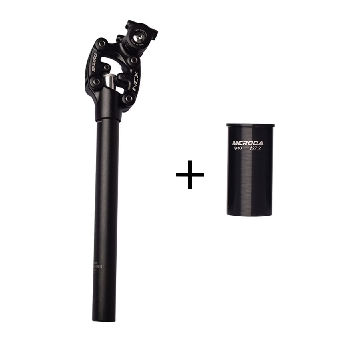 SR Suntour NCX Bicycle Suspension Seat Post with Standard Spring，Specification 27.2*350mm