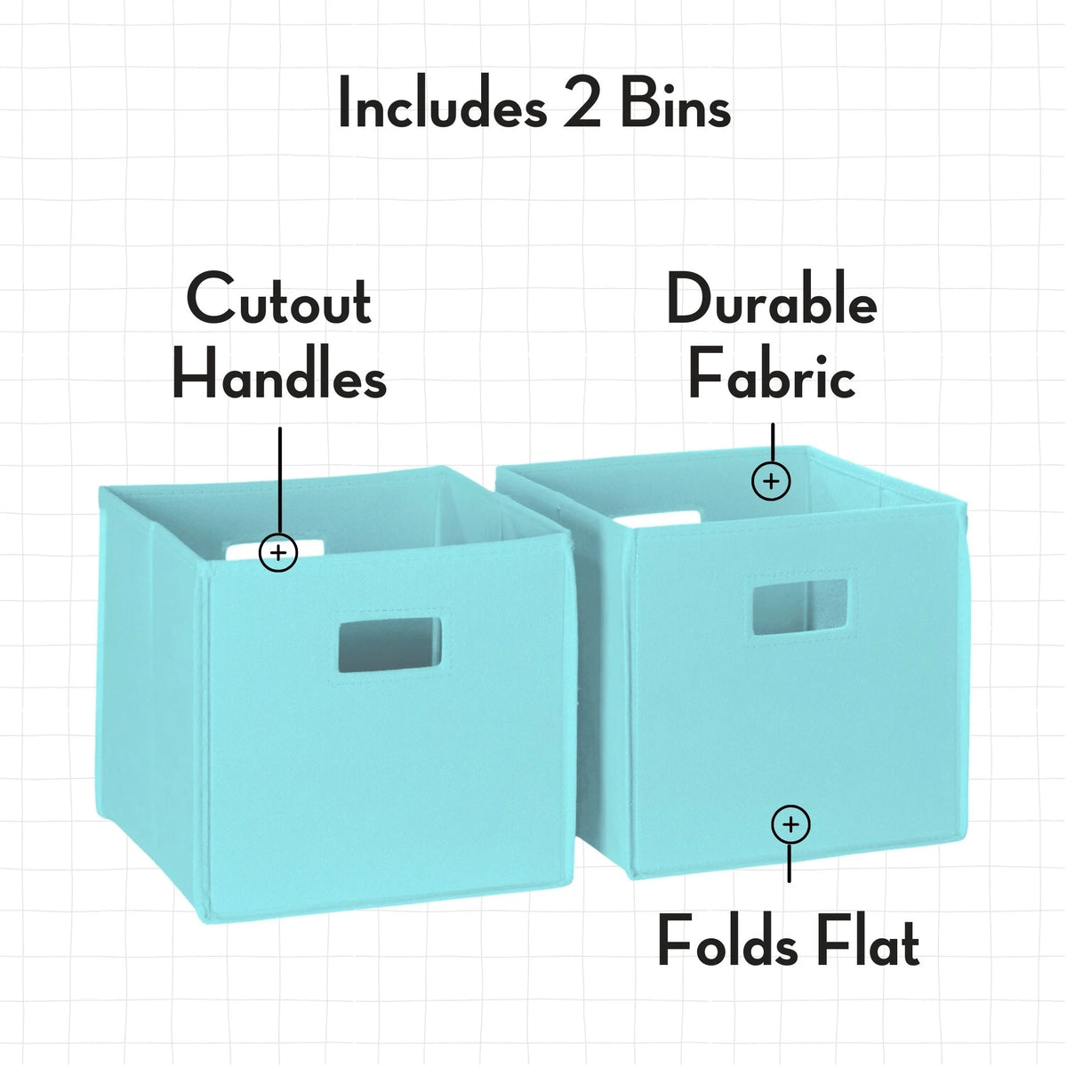 RiverRidge Kid Bookshelf Toy Storage Organizer with 4 Bookracks 2 Cubbies and 2 Gray Bins