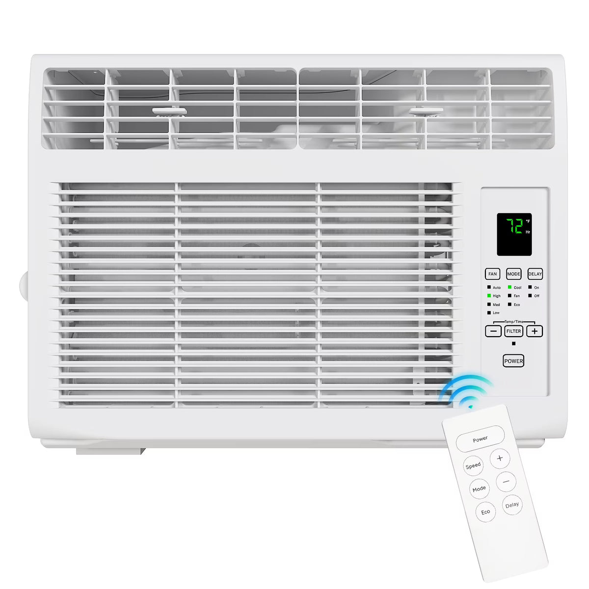 Zimtown 6000BTU Window Air Conditioner With Remote Control, White