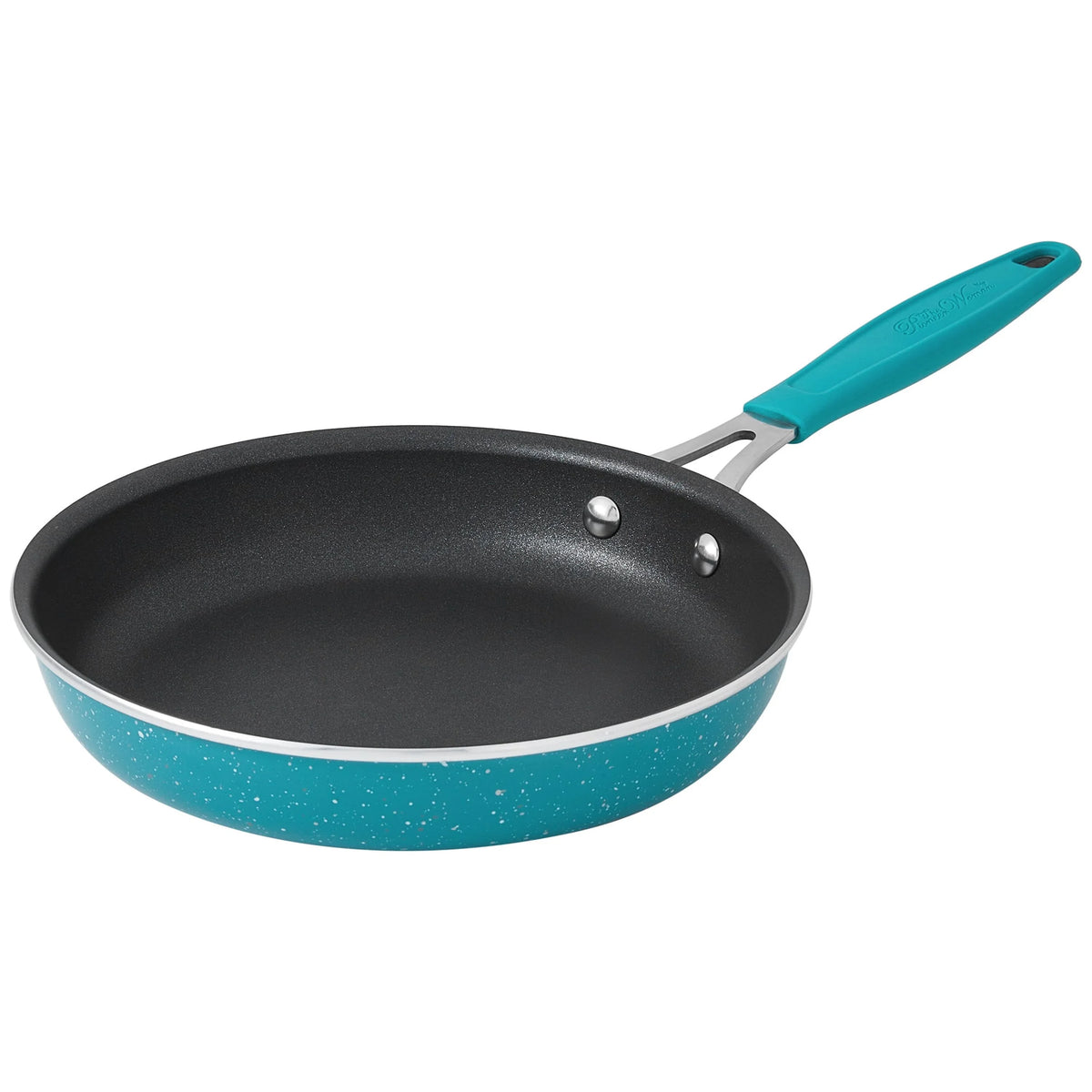 The Pioneer Woman Frontier Speckle 18 Piece Nonstick Aluminum Cookware Set, Blue
