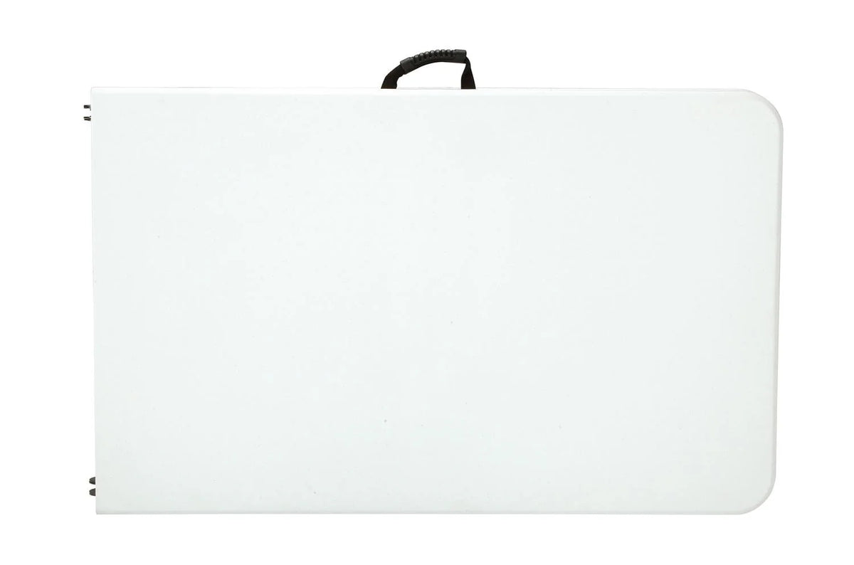 Cosco 8 Foot Centerfold Folding Table, White