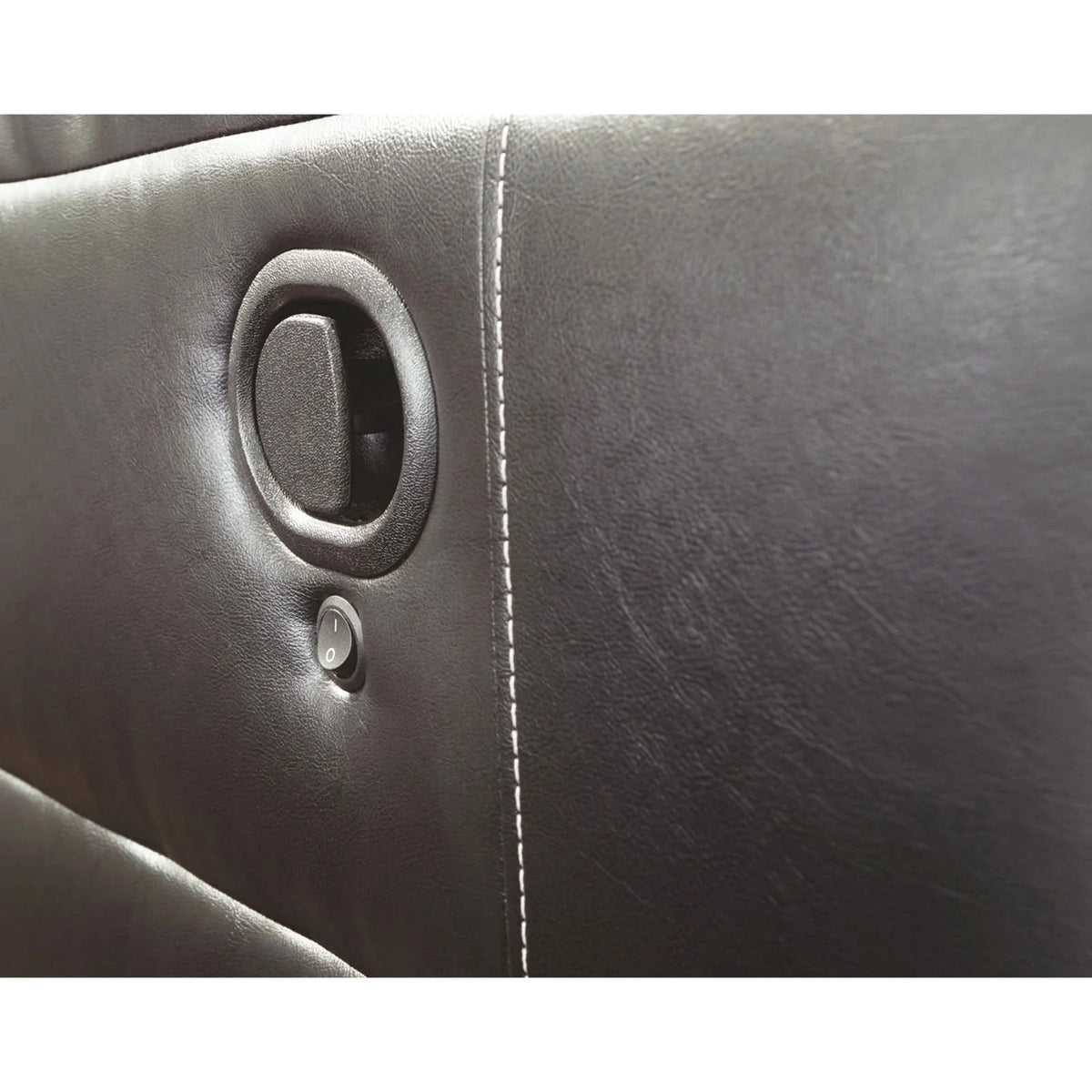 Signature Design by Ashley Kempten Double Reclining Loveseat with Console