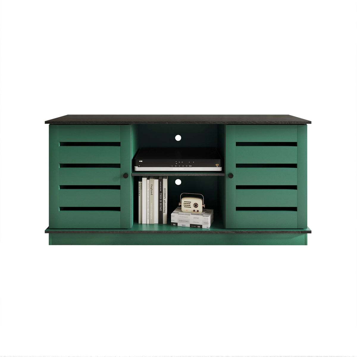 Castle Place Vintage TV Stand Console for TVs up to 50", Blue