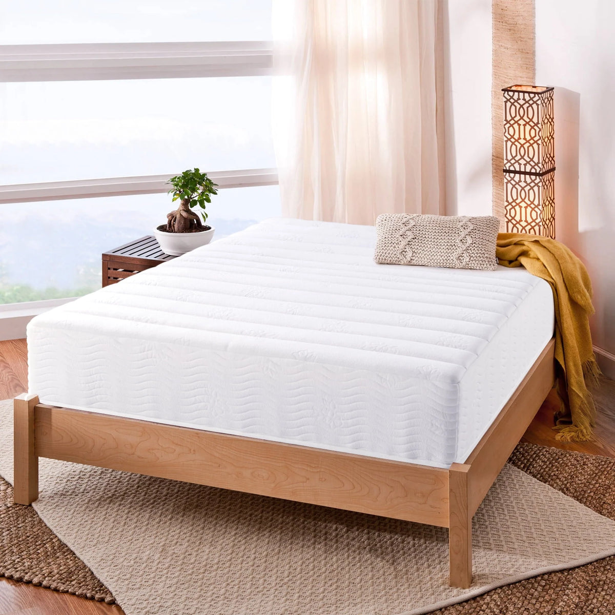 Zinus Spa Sensations Pressure Relief 10" Hybrid Mattress, Queen