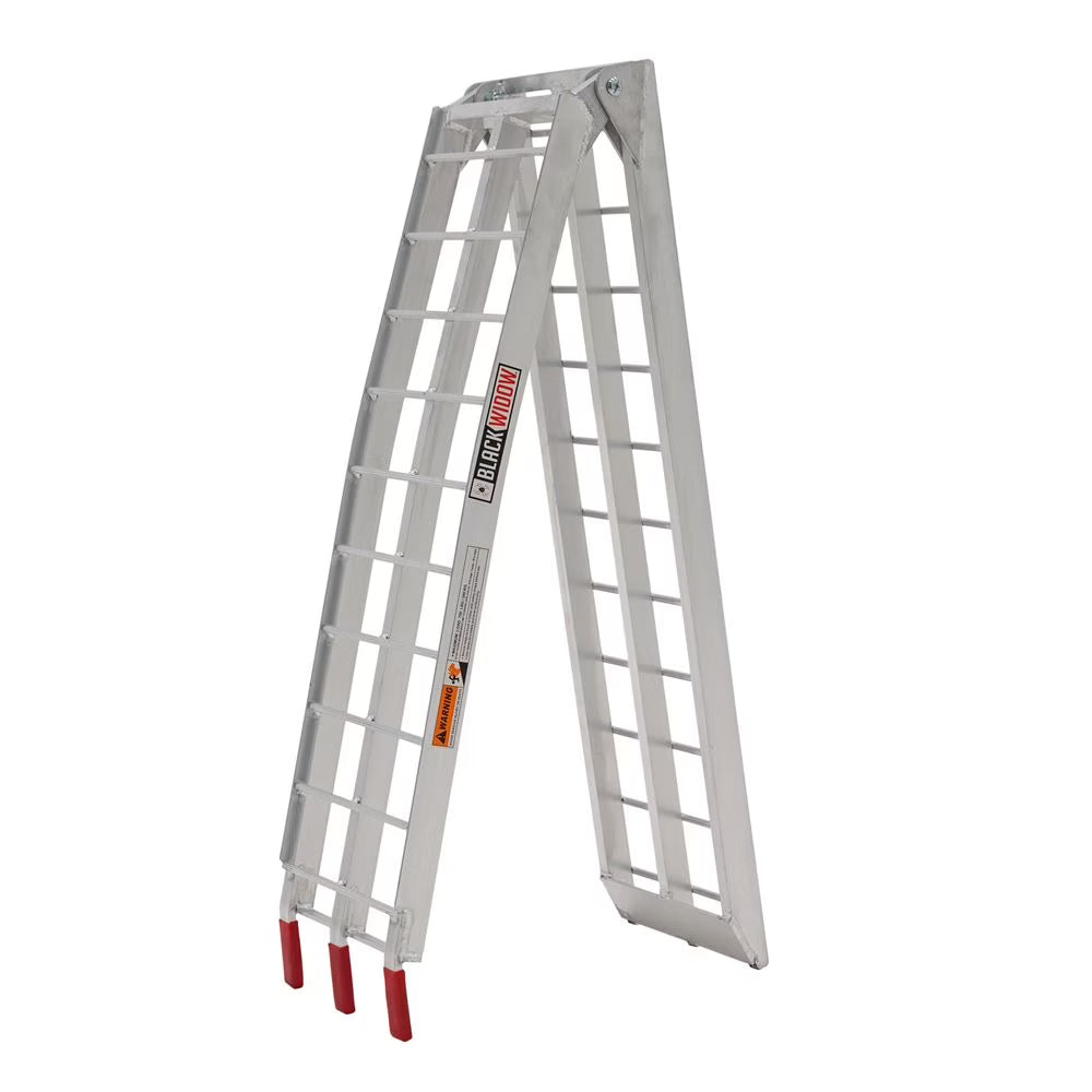 Black Widow AFL-9012 Aluminum 7' 6 Arched Folding Motorcycle Ramp