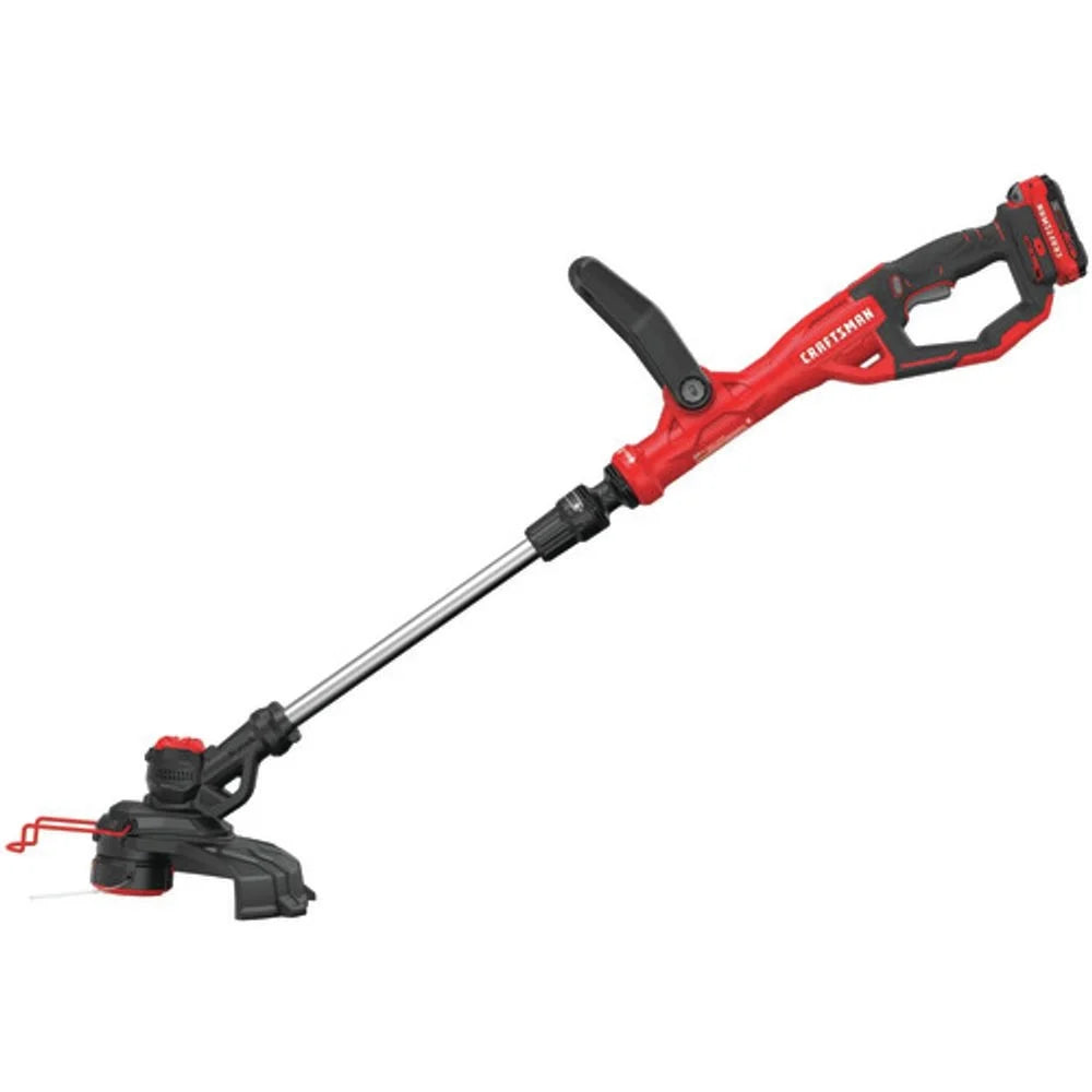 Restored Craftsman CMCST900D1R 20V WEEDWACKER Automatic Feed Lithium-Ion 13 in. Cordless String Trimmer/Edger Kit (2 Ah) (Refurbished)