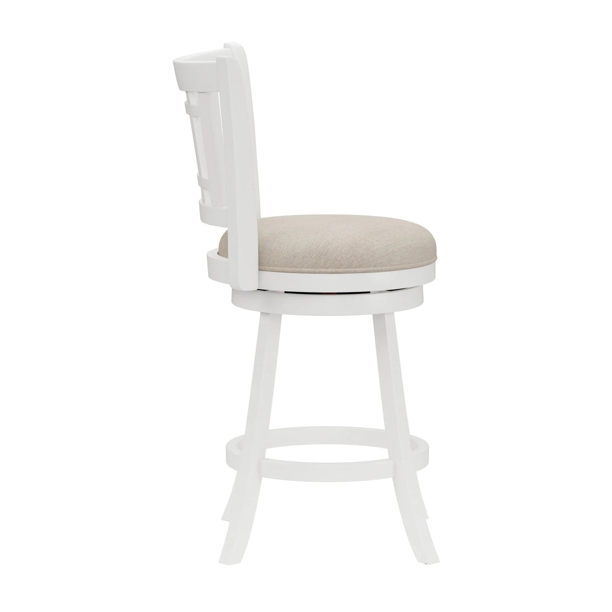 Hillsdale Furniture Bar Stool with Swivel, White