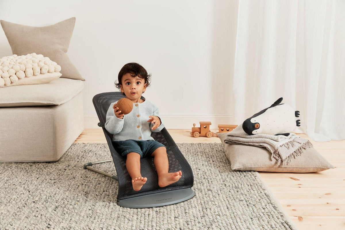 BabyBjorn Bouncer Bliss - Anthracite. Mesh