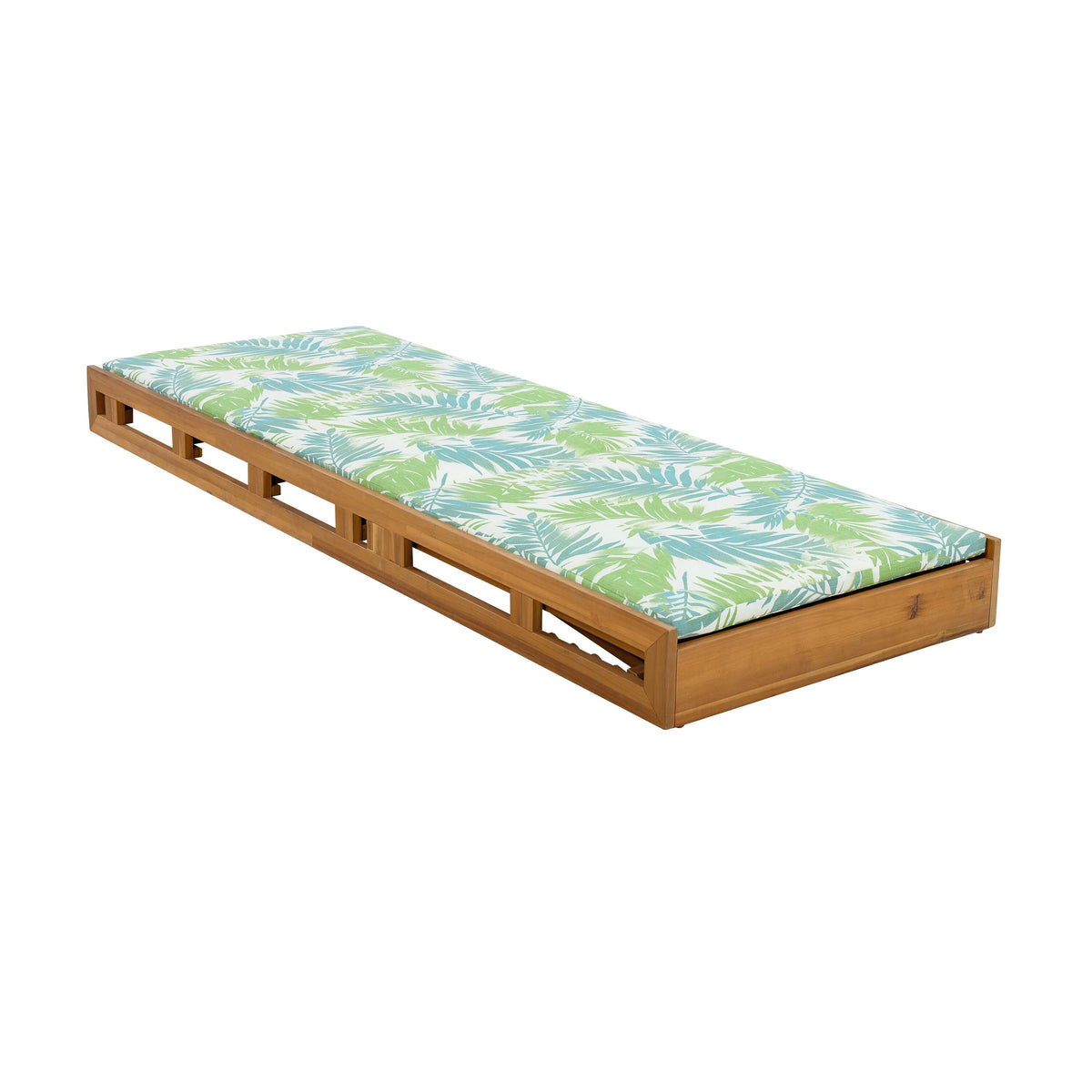 Patio Seating LOUNGE CHAISE SET, ACACIA WOOD WITH WATER-RESISTANT LOUNGE CUSHIONS (CREAM & 4 INCH THICK) - MATCHING DARK GREY VERSION AVAILABLE,Outdoor Seating