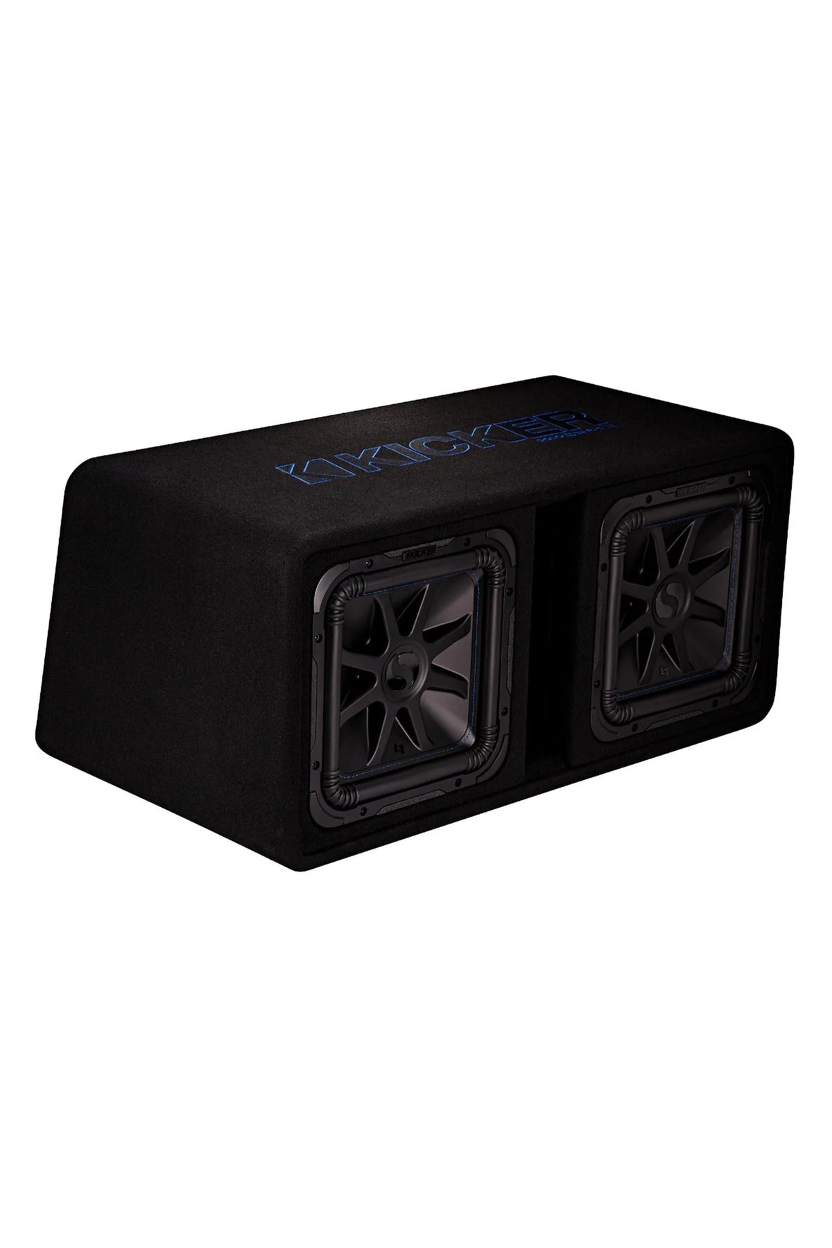 Kicker 44DL7S122 Dual 12" L7S 2-Ohm Loaded Vented Subwoofer Enclosure