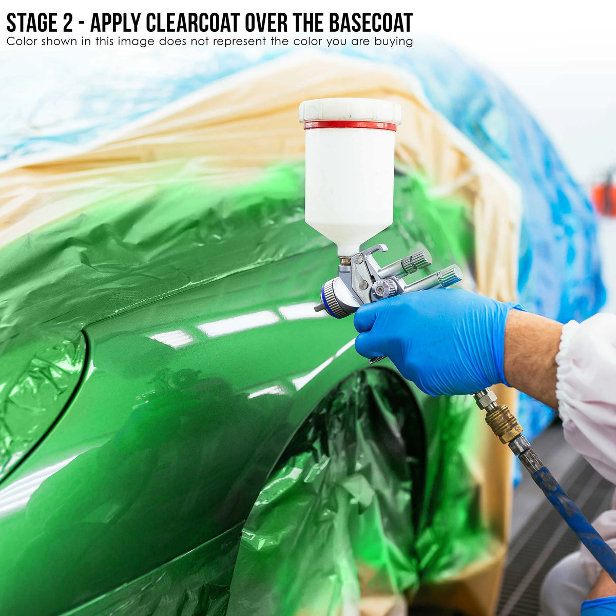 Cobalt Blue Firemist Gallon Kit Low VOC URETHANE BASECOAT Car Auto Paint Kit