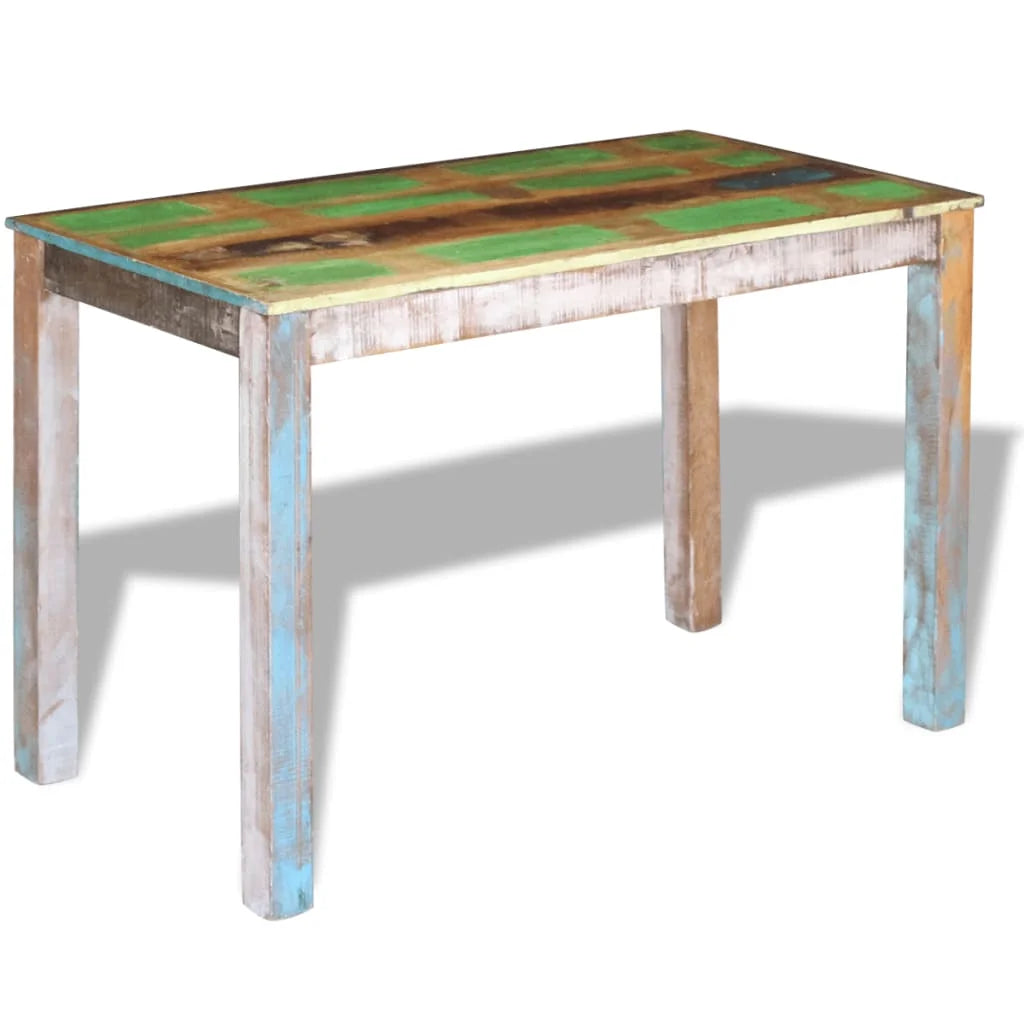 vidaXL Dining Table Kitchen Table Home Dining Room Table Solid Reclaimed Wood
