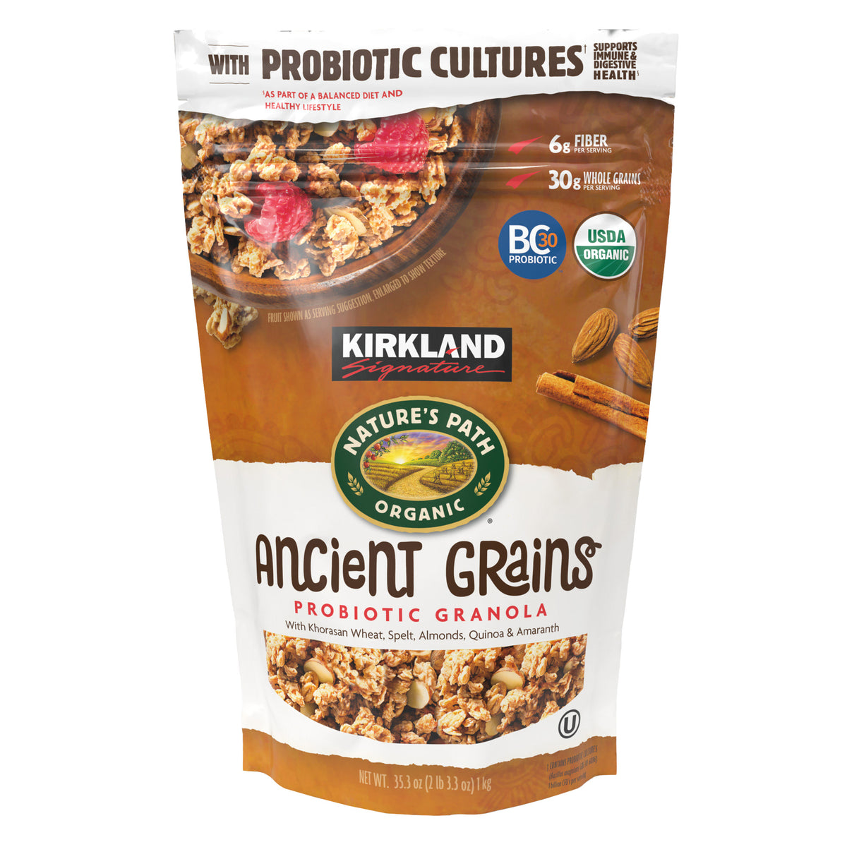 Kirkland Signature Organic Ancient Grain Granola, 35.3 oz