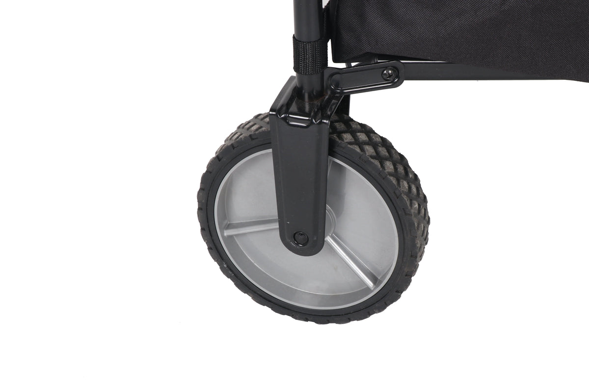Ozark Trail Multi-Purpose Big Bucket Cart, Black Wagon, 24 inches in Height