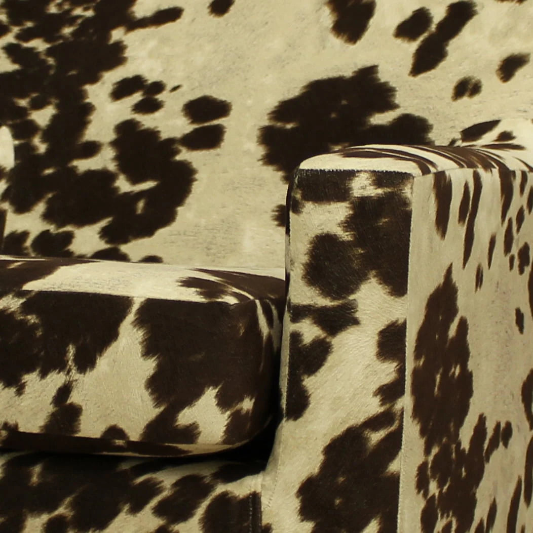 Emma Arm Chair - Leatherette Walnut