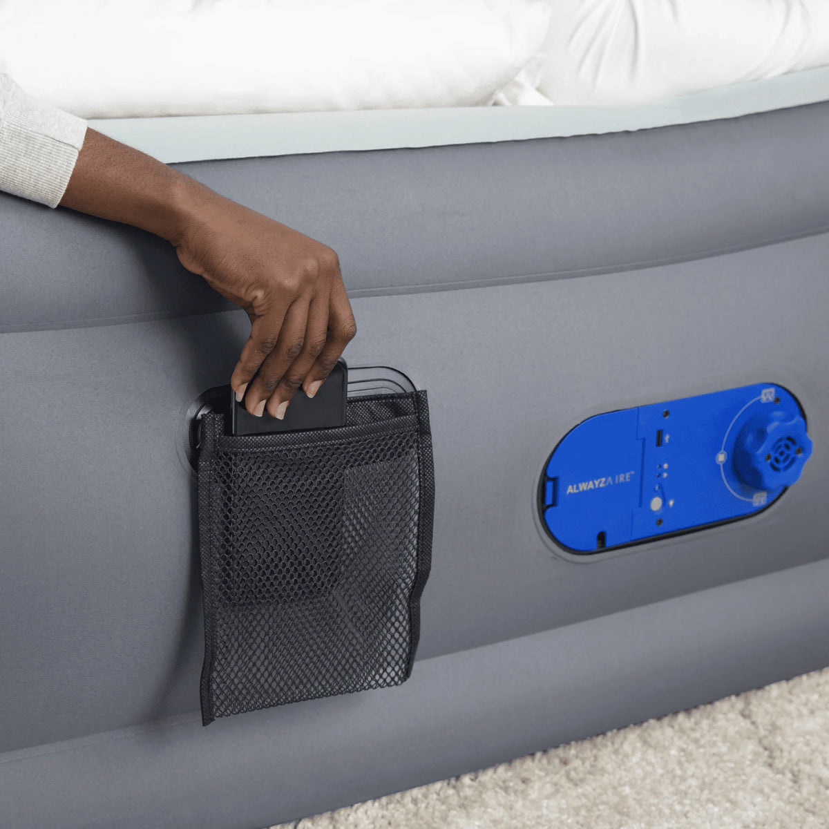 20" Queen Air Mattress with Built-in Pump