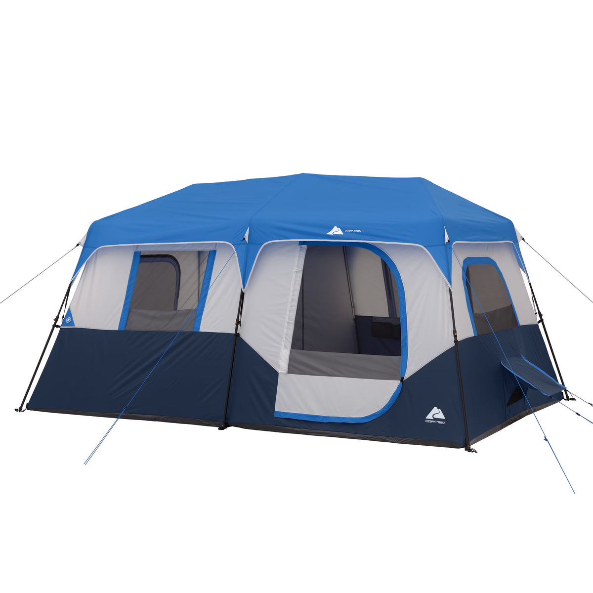 Ozark Trail 8' x 7' 4-Person Instant Cabin Tent with LED Lighted Hub, 19 lbs