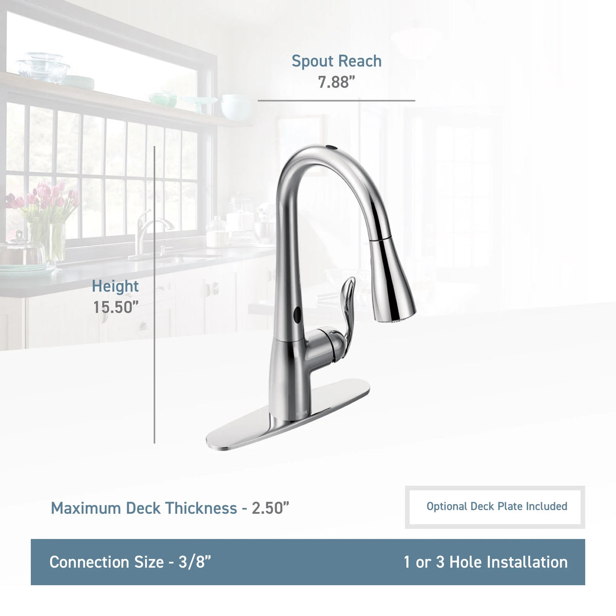 Moen Arbor Oil Rubbed Bronze One-Handle Pulldown Kitchen Faucet