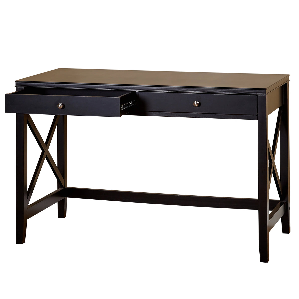 Simple Living  Anderson X Desk Black Painted