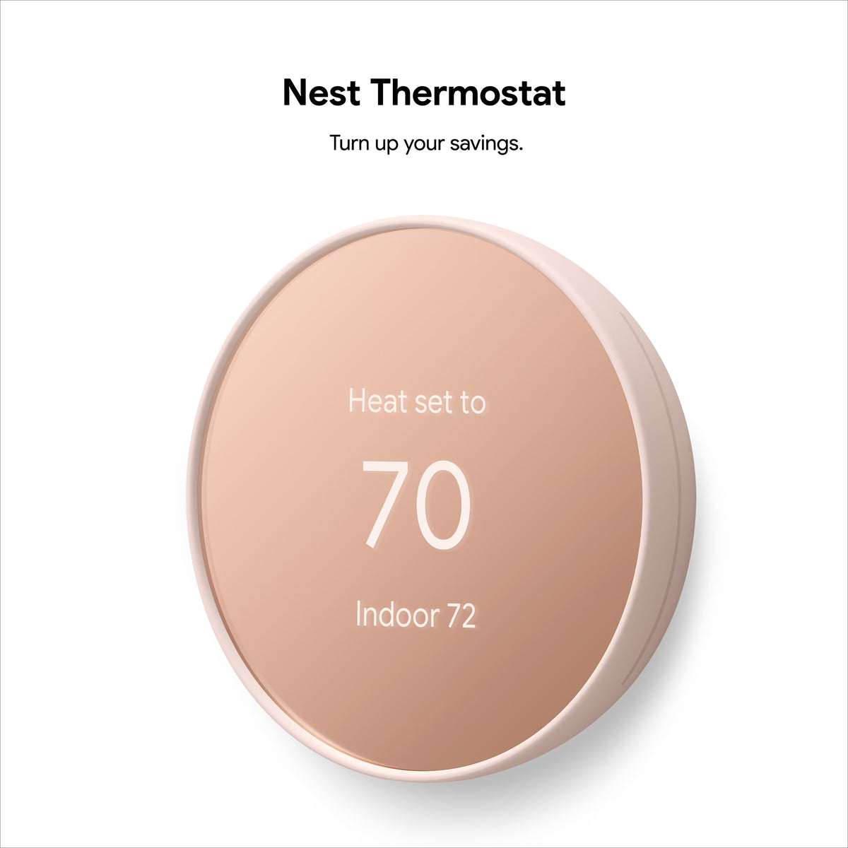 Google Nest  Thermostat - Smart Programmable Wi-Fi GA01334-US - Snow
