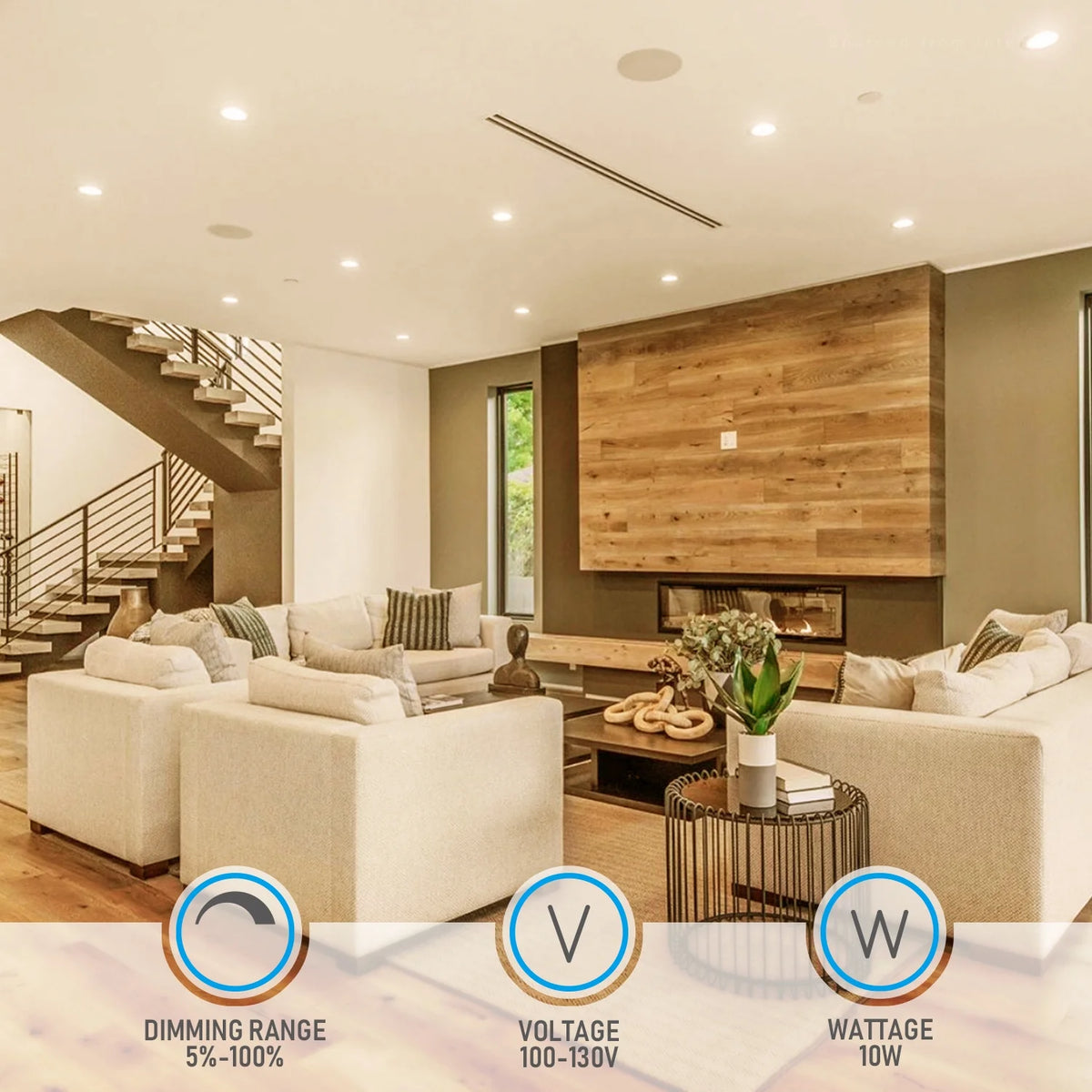 16 Pack 4" 5CCT Dimmable LED Recessed Light with J-Box, 2700K/3000K/3500K/4000K/5000K Selectable, 10W LED Downlight, Aluminum