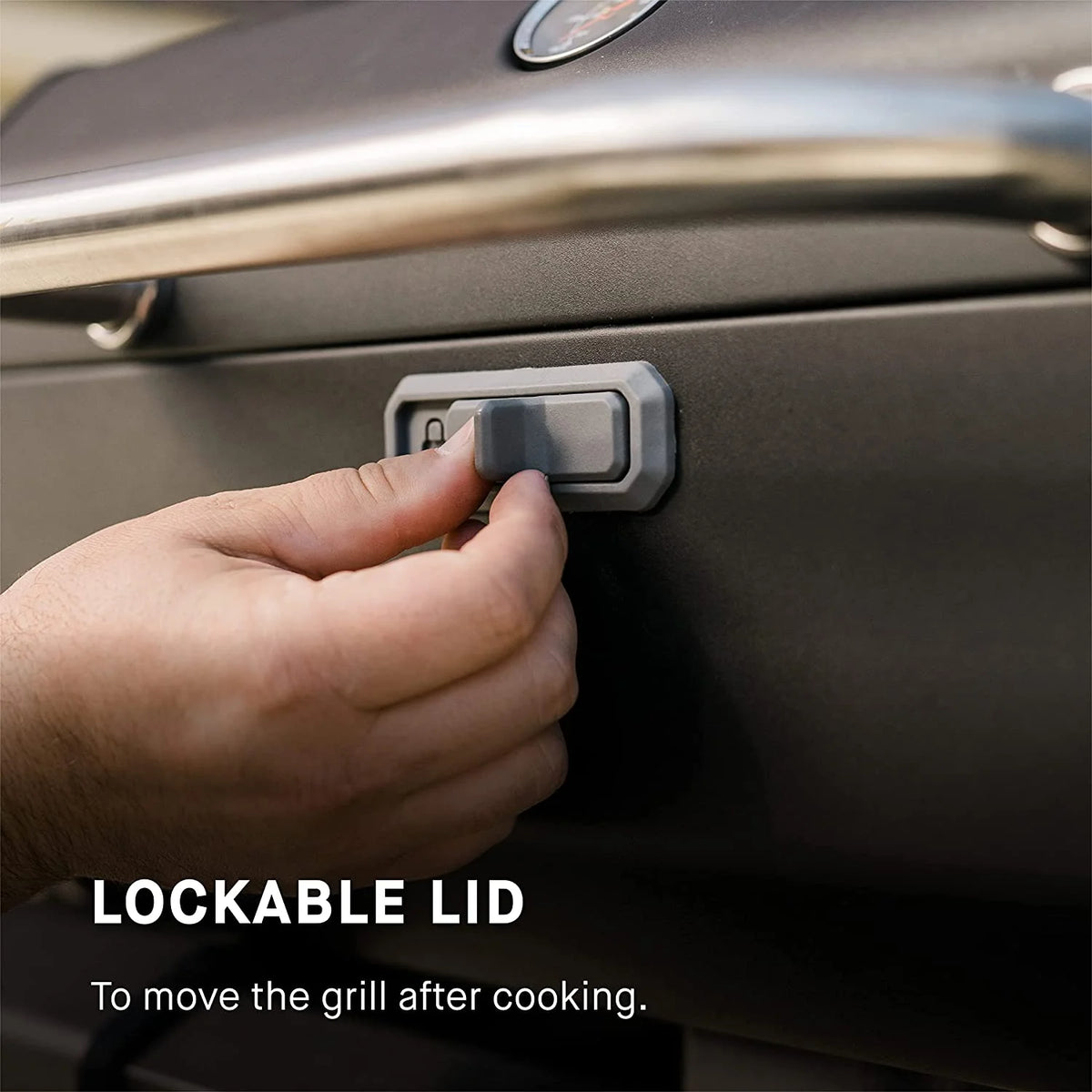 Masterbuilt Portable Charcoal Grill and Smoker with Analog Temperature Control