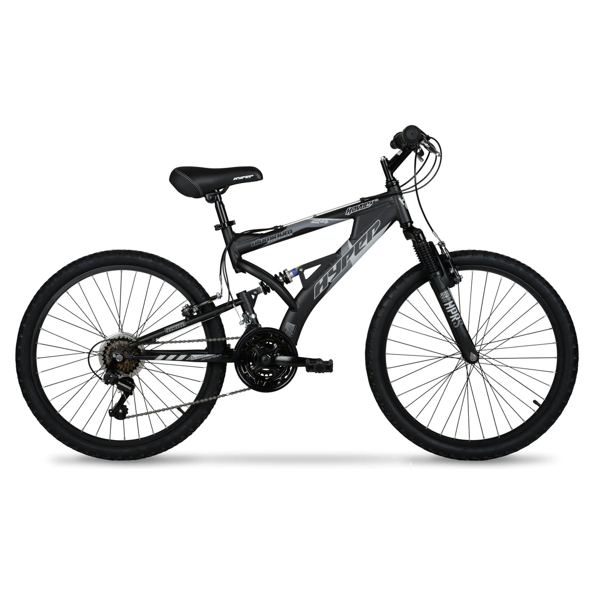 Hyper 24" Boy's Havoc Mountain Bike, Black